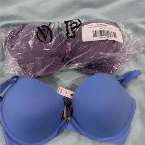Victoria's Secret Blue and Purple Bras